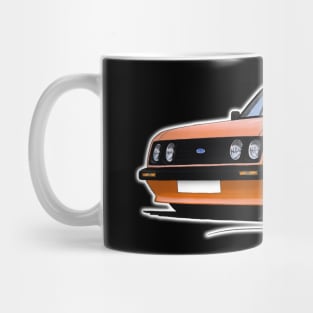 Ford Escort (Mk2) RS2000 Orange Mug